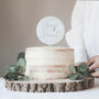 Personalised Cut Out Wedding Cake Topper, thumbnail 1 of 5