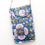 Block Print Mobile Phone Purse Fair Trade Crossbody Bag, thumbnail 8 of 11