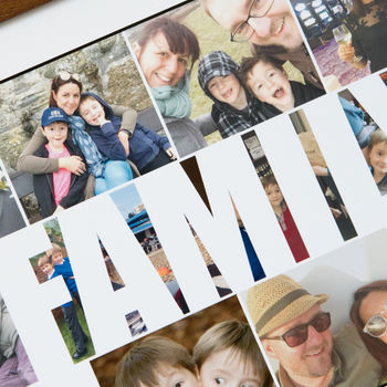 Personalised Family Photo Collage Print, 3 of 9