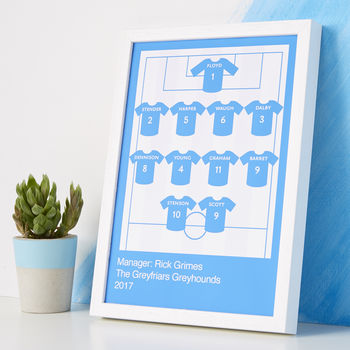 Personalised Football Team Print, 2 of 7