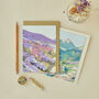Scottish Purple Heather Mountains Card, thumbnail 4 of 6