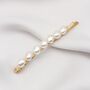 Alyssa Freshwater Pearl Hair Slide Short, thumbnail 1 of 2