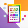 Amazing Mum Card, thumbnail 2 of 2