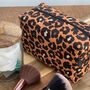 Cosmetics Bag With Cheetah Print, thumbnail 2 of 5