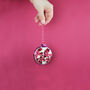 Perfect Pomegranate Sequin Hanging Decoration, thumbnail 5 of 5