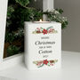 Personalised Christmas Wooden Tealight Holder, thumbnail 1 of 3