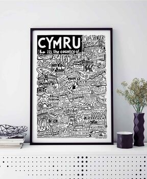 Cymru Landmarks Print, 3 of 10