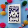 Personalised Papercut Christmas Jumper Card, thumbnail 9 of 10