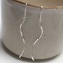 Sterling Silver Falling Threader Earrings, thumbnail 7 of 8