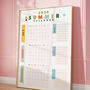 Large 2024 Summer Bucket List Wall Planner, thumbnail 1 of 11