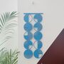 Blue Cut Out Plywood Geometric Wall Art, thumbnail 1 of 5