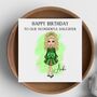 Irish Dancer Birthday Card Personalised, thumbnail 2 of 4