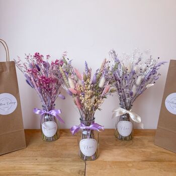 Purple Dried Flower Christmas Gift For Nanny, Grandma, 4 of 5