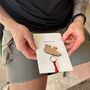 Blue Bear Wooden Keyring And Father's Day Card, thumbnail 8 of 9