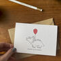 Dinosaur Happy Birthday Balloon Card, thumbnail 2 of 5