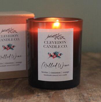 Mulled Wine Christmas Candle, 4 of 4