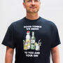 'Good Tonics We Bring' Mens Gin Christmas T Shirt, thumbnail 1 of 5