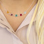 Family Birthstone Link Necklace, thumbnail 11 of 12