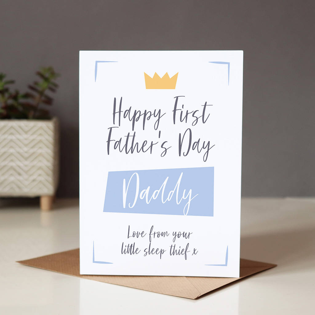 Personalised First Father's Day Card By Sarah Catherine