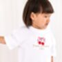 Personalised Cherry 'Two Sweet' Second Birthday T Shirt, thumbnail 3 of 8