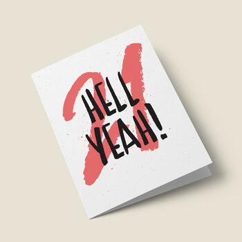 '21 Hell Yeah!' 21st Birthday Card, 3 of 4