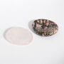 Rose Quartz And Rhodonite Worry Stone Duo For Love, thumbnail 2 of 3