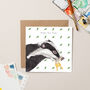 Badger With Keys Card, thumbnail 1 of 3