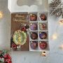 Chocolate Reindeer, Christmas Wreath Personalised Gift, thumbnail 6 of 9