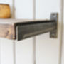 Industrial Wood And Steel Shelf, thumbnail 4 of 7