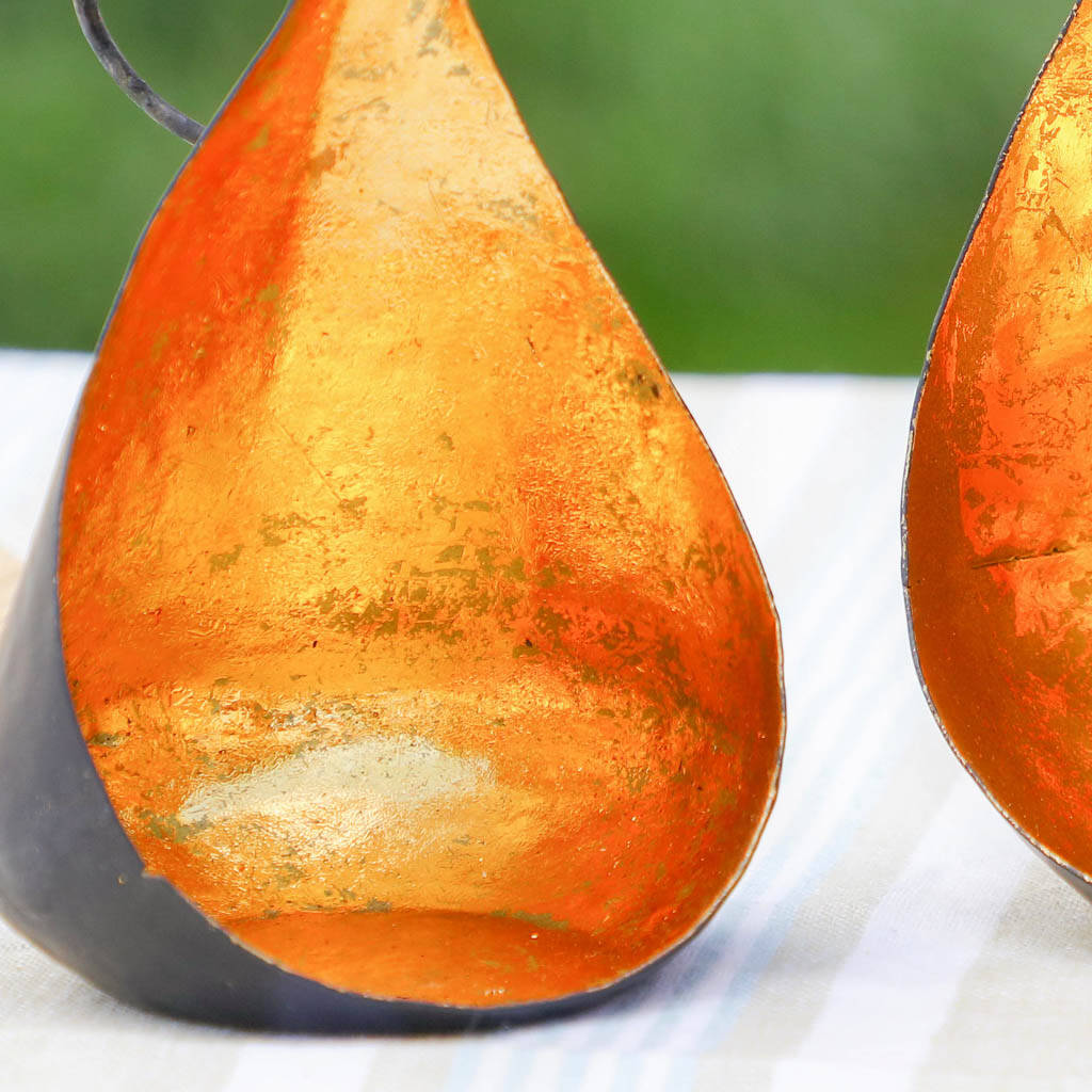 Black And Copper Hanging Candle Holders By Dibor