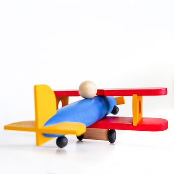 Personalised Wooden Plane / Push Along Toy, 4 of 5