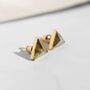 Labradorite Gemstone Stud Earrings, thumbnail 1 of 5