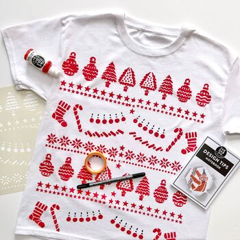 Paint Your Christmas Decorations T Shirt Starter Kit, 3 of 7