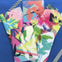 Pack Of Five Tropical Pop Art Cards, thumbnail 1 of 7