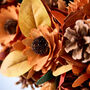 Personalised Fall Florals Autumn Wreath, thumbnail 4 of 5