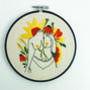 She Is Beauty And Strength, Beginners Embroidery Kit, thumbnail 3 of 6