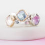 Disco Queen Gemstone Stacking Ring, thumbnail 3 of 5