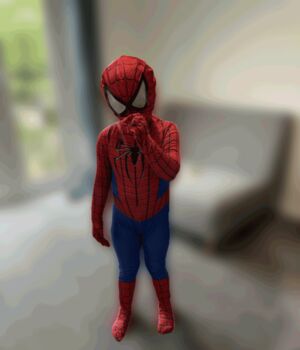 Realistic Kids Spiderman Fancy Dress Costume, 3 of 8