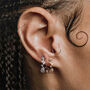 Detailed Rose Foliage Hoops, thumbnail 1 of 2