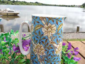 Large China Jug In William Morris Chrysanthemum Design, 6 of 12