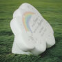 Personalised Rainbow Elephant Cloud Memorial Resin Ston, thumbnail 2 of 4