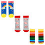 Set Of Three Tots Socks In A Gift Box Sunshine, thumbnail 2 of 2