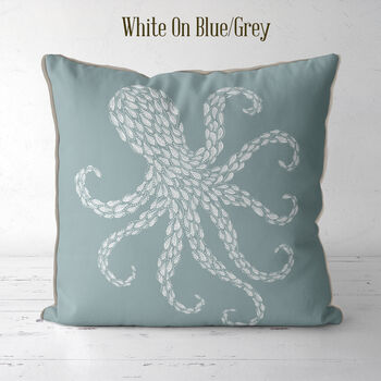 Little Fish, Octopus Cushion, Multi Colours Available, 6 of 8