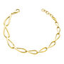 Designer Petal Bracelet In 18ct Gold Vermeil, thumbnail 1 of 4