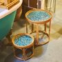 Boho Carbis Rattan Eco Friendly Table Set, thumbnail 1 of 10