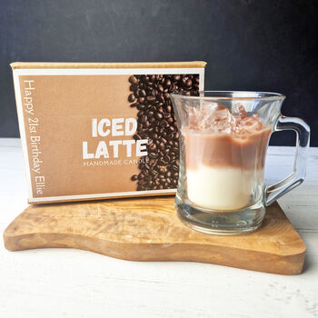 Iced Coffee Latte Scented Candle, 4 of 6