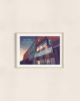 Electric Ballroom Camden Travel Poster Art Print, 2 of 8