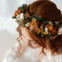 Harvest Flower Crown Autumnal Dried And Preserved Wedding Halo, thumbnail 1 of 5
