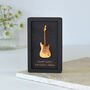 Miniature Guitar Personalised Wall Art Gift, thumbnail 1 of 6