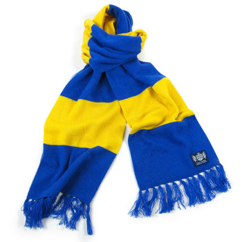 Luxury Cashmere Football Scarf, 9 of 12